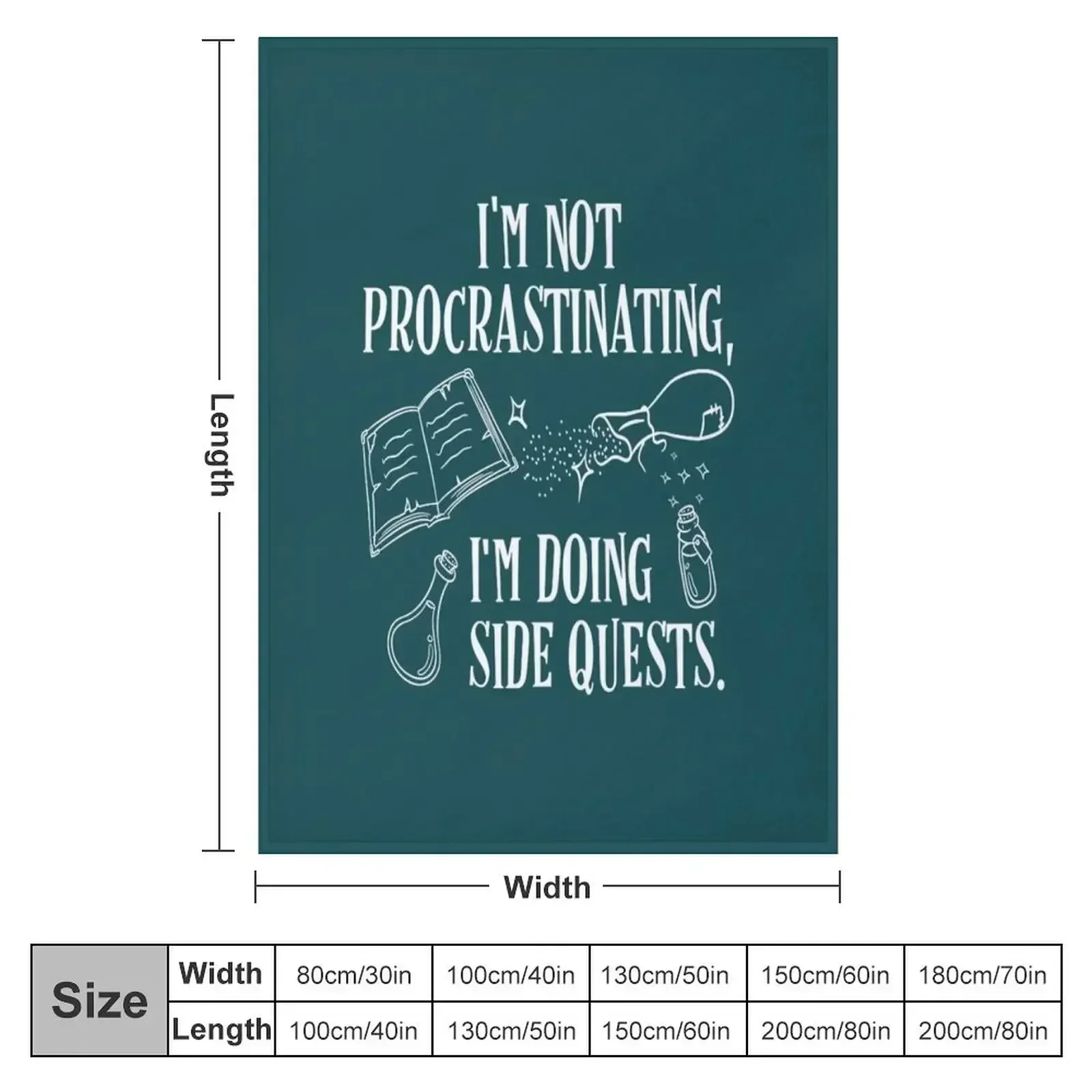 Im not Procrastinating Throw Blanket Travel Giant Sofa christmas gifts Baby bed plaid Extra Large Throw Blankets