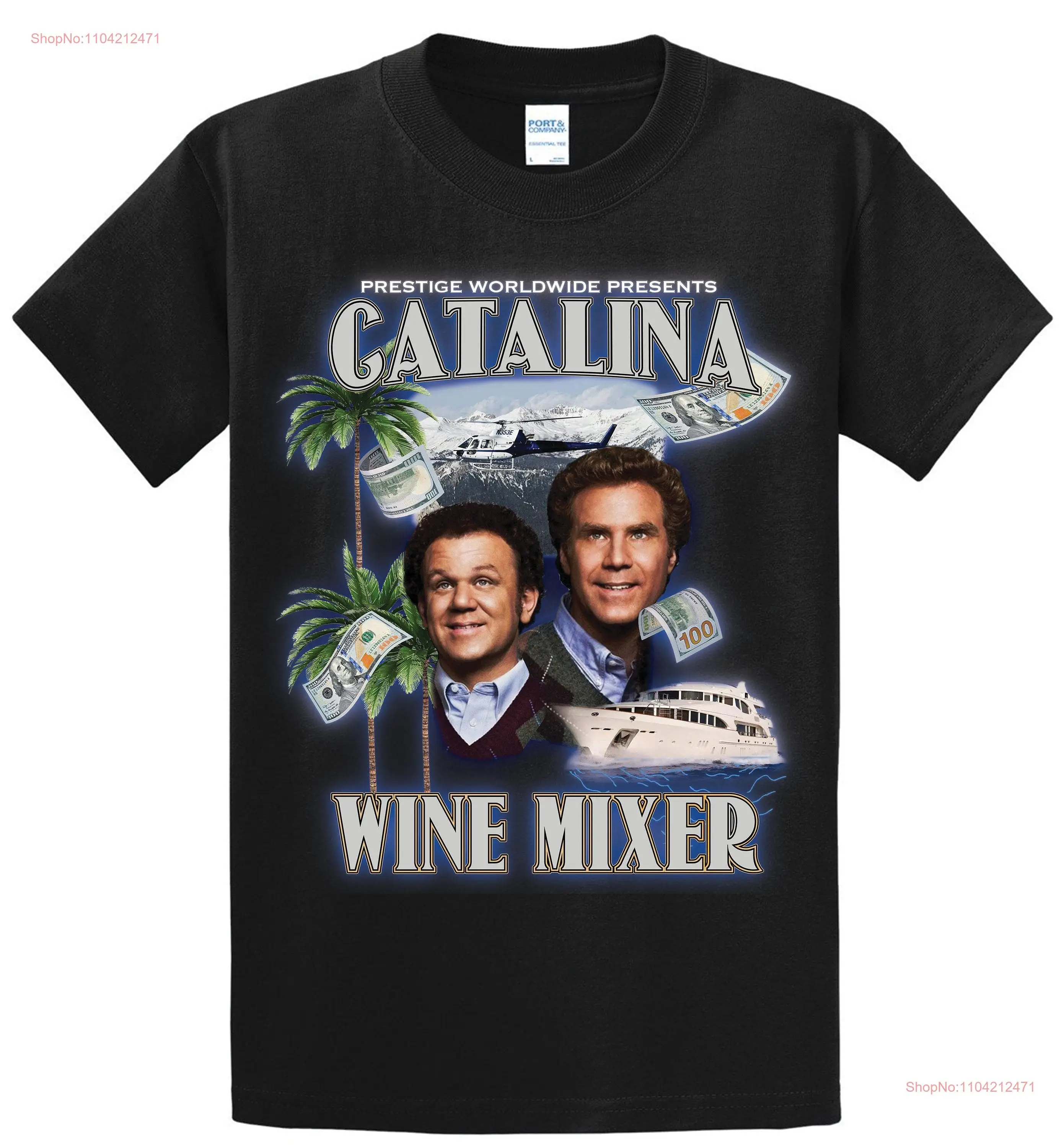 Step brothers Catalina wine mixer tee long or short sleeves