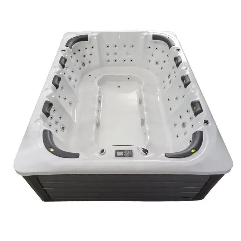 【2026】Big Size Garden 12 Person  Swim Spa Whirlpool Bathtub Outdoor Hot Tub With Automatic Cleaning Function