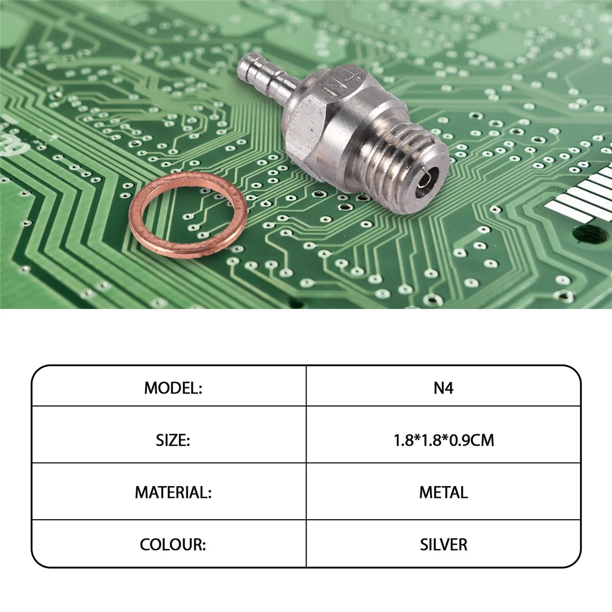 AA84 N4 Hot Glow Plug Spark for HSP 70117 1/10 1/8 RC Buggy Truck Vertex SH Nitro Engine Parts