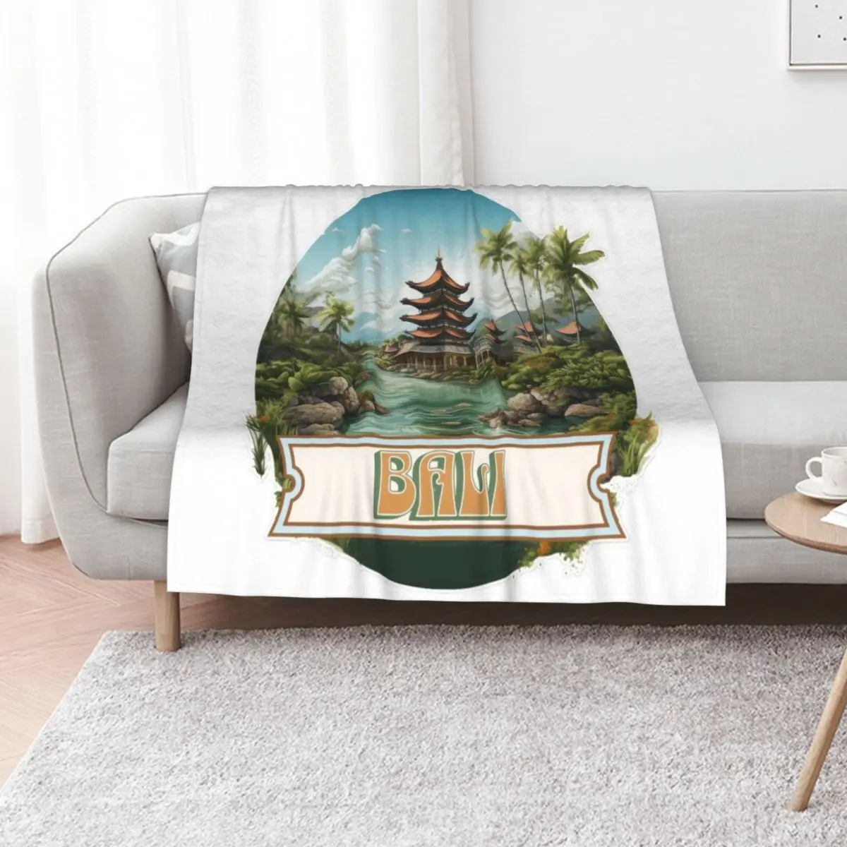 Bali Indonesia Throw Blanket W - đánh giá và giá 3D Printing Bali