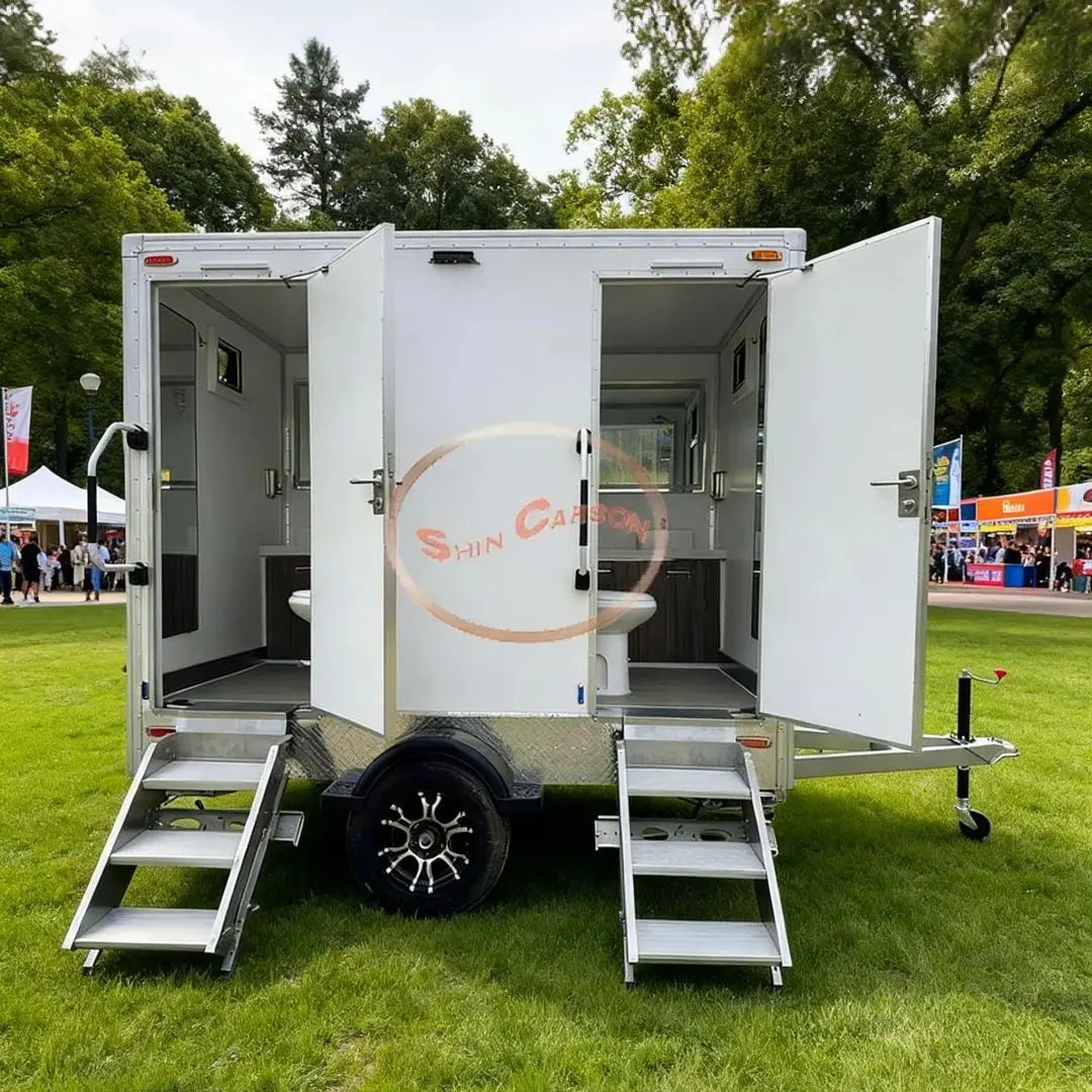 

Multi-Unit Temporary Portable Toilet for Large-Scale Events with Hand Wash Sinks Emergency Outdoor Exhibitions Use