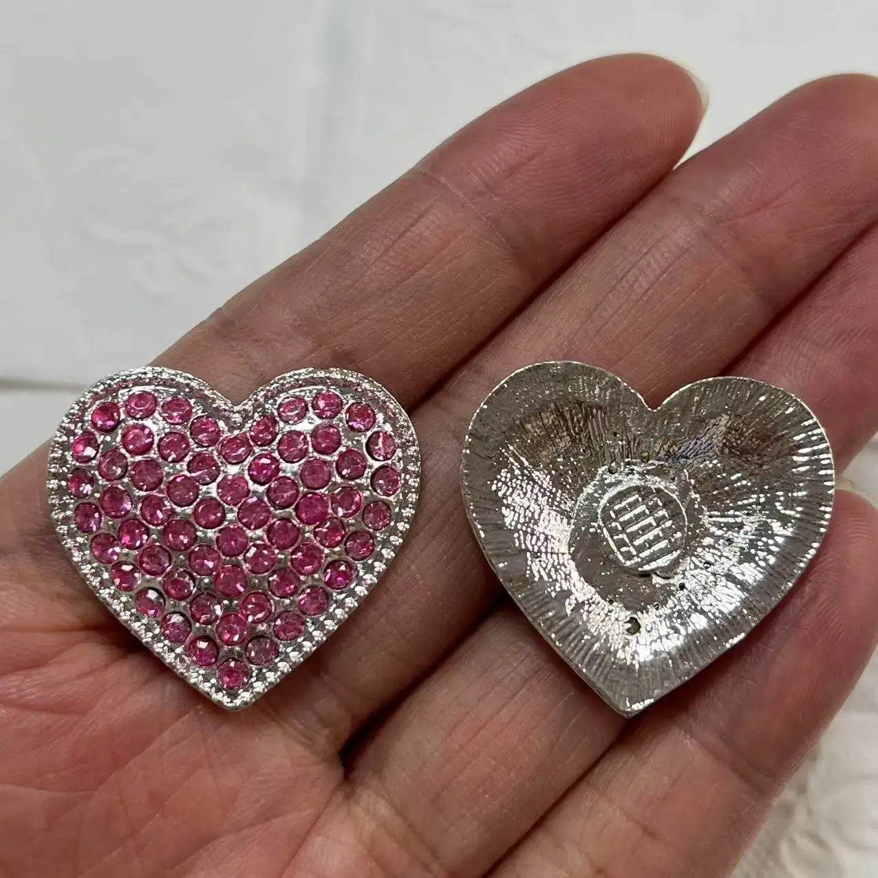

4pcs Romantic Valentine's Day Lipstick Mouth Star Heart Diamond Metal Decoration Charm Jewelry Junk Phone Case Diy Accessories