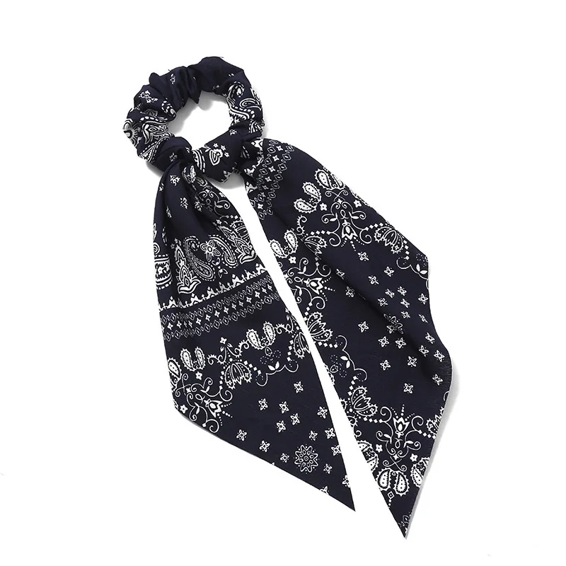 

Elastic Turban Headband Floral Print Scarf Style Hair Wrap Bohemian Design for Women Girls Festival Wedding