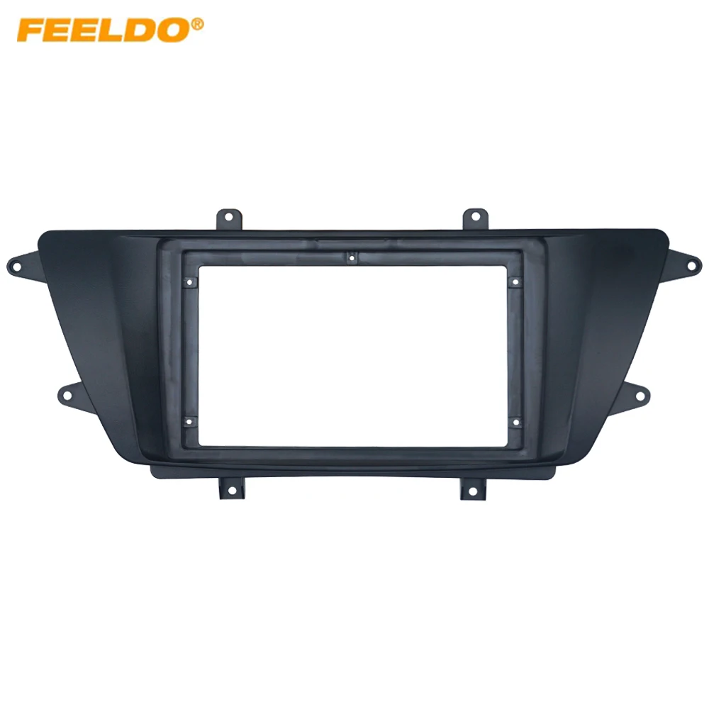 سيارة الصوت 9 "شاشة كبيرة رئيس وحدة داش فآسيا لوحة طقم إطارات محول لاندويند X7 2014-2017 #1