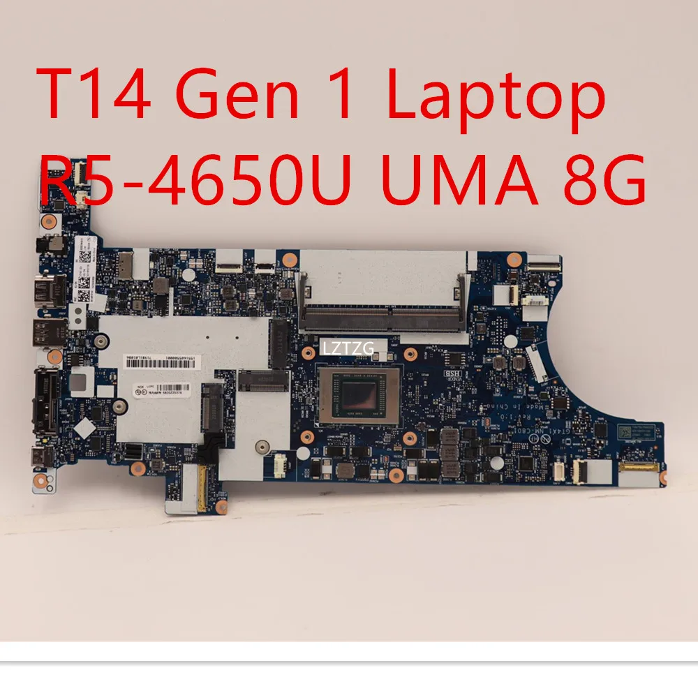 

Материнская плата для ноутбука Lenovo ThinkPad T14 Gen 1, системная плата R5-4650U UMA 8G 5B20Z25376