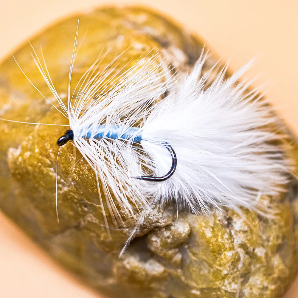 Topranc Bead Head Woolly Bugger Streamer Flies Hand Tied Fly Fishing Nymph Salmon Trout Lure Bait