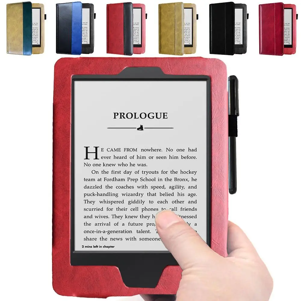 Funda e-Reader Protective Case Anti Scratch Magnetic Closure Flip Shell 2011 2012 Shockproof for Kindle Touch D01200