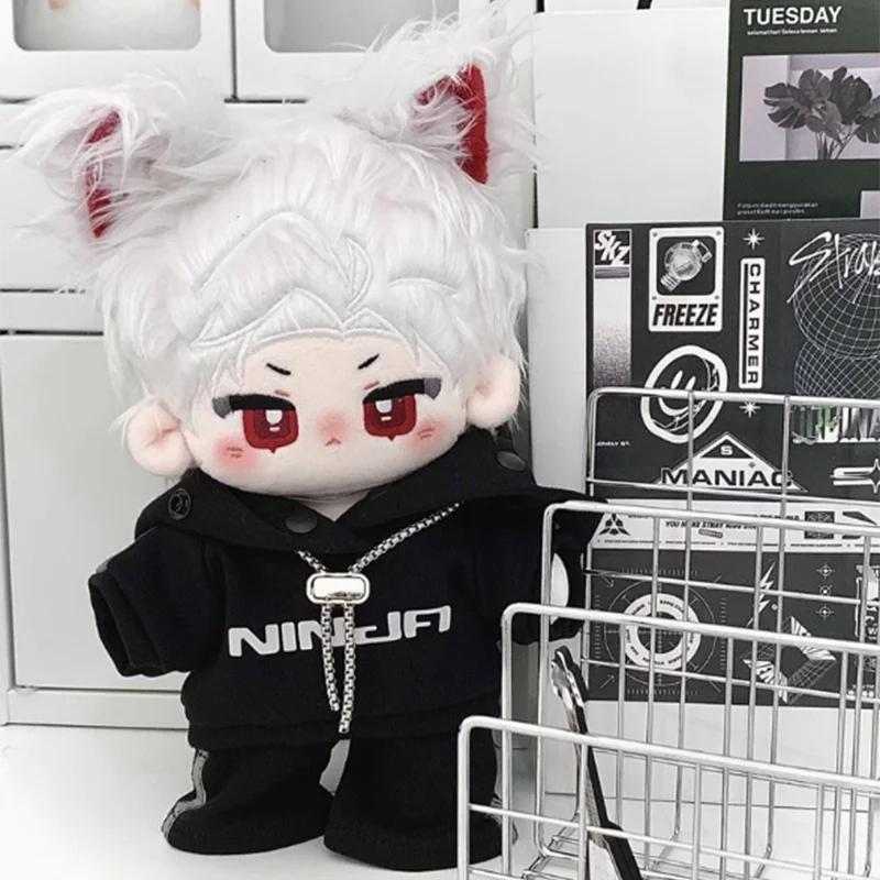 ผ้าฝ้าย 20 ซม.ตุ๊กตาแฟชั่นHoodie Coatไม่มีแอตทริบิวต์เสื้อผ้าตุ๊กตาชุดอุปกรณ์เสริมเกมเด็กของขวัญวันเกิด