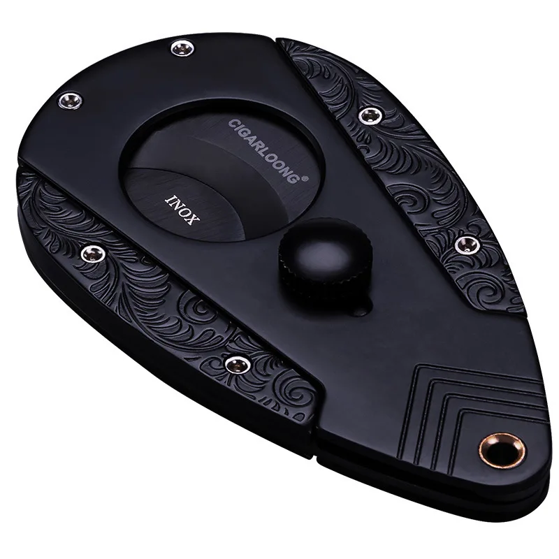 

Сдвижные ножницы для сигар премиум-класса – прочный металл, работа одной рукой, готовый к подарку