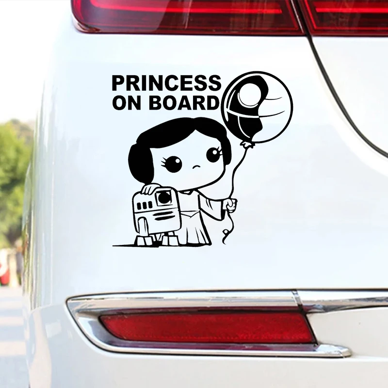 Baby Princess On Board Vinyl Car Stickers Creative Decals for Car Motorcycle Cute Vehicle Decor Accessories view 6