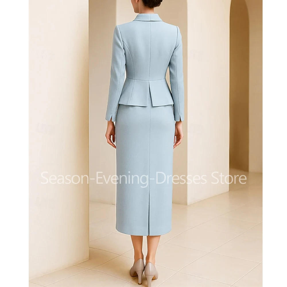 Customized New In Elegant Mermaid Mother of the Bride Dresses Tea-Length Wedding Guest Party Evening Groom Dress 2026