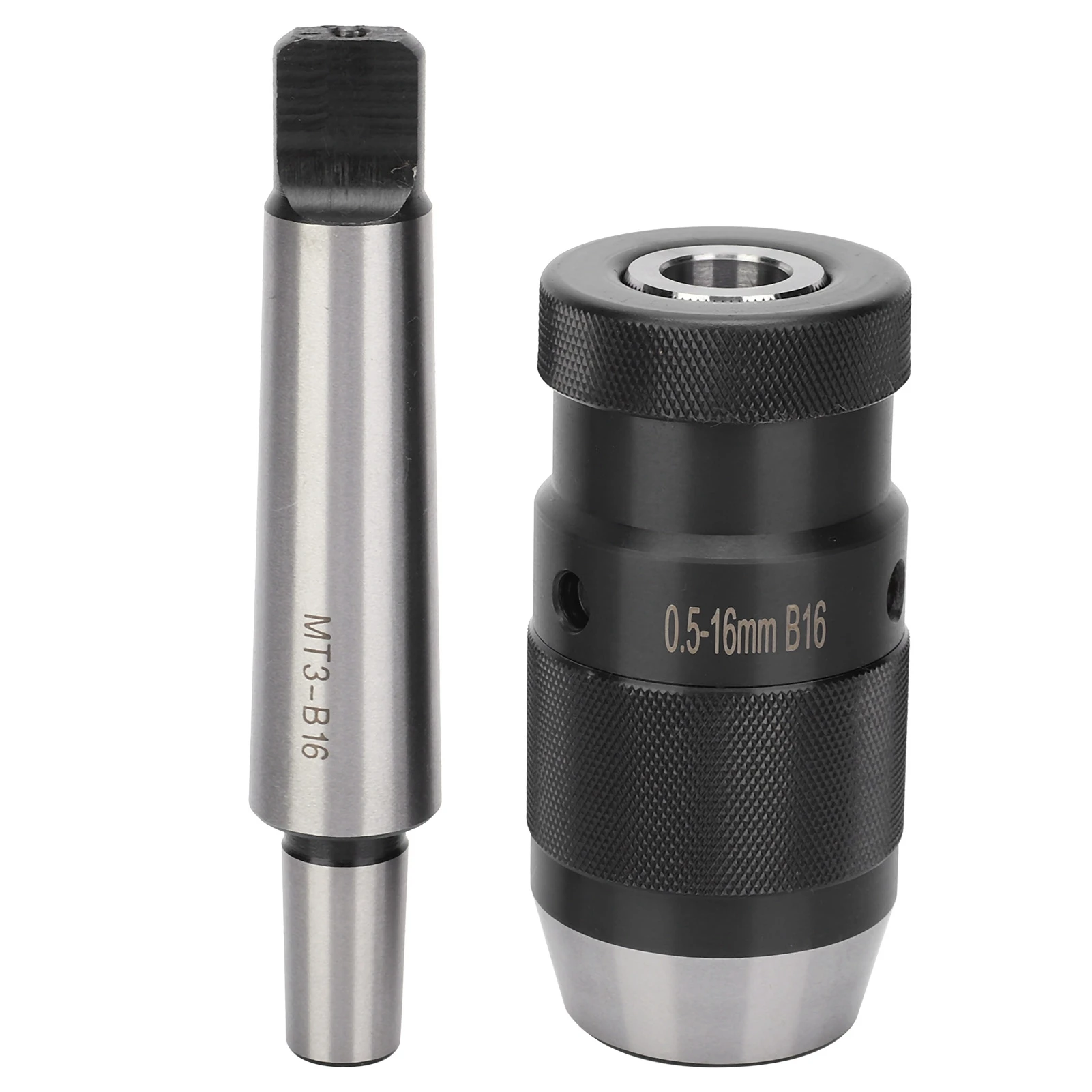 

Быстрозажимной патрон MT3-B16 для сверлильного станка, конус Морзе, быстросъемный, для сверления на колонном станке, MT3-B16, 0.5-16 мм