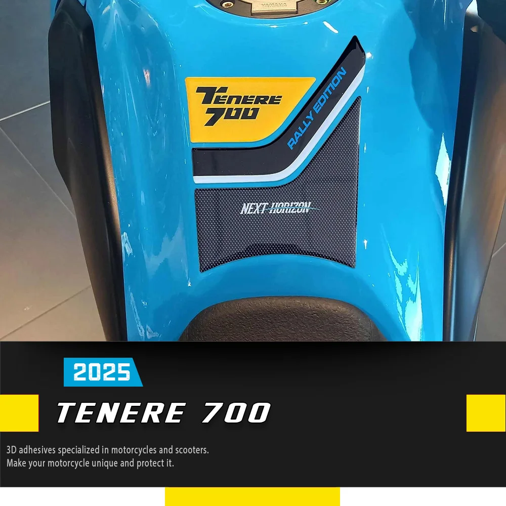 

For TENERE 700 tenere 700 Tenere700 2025 Motorcycle Fuel Tank Sticker Kit 3D Resin Protector Sticker Tenere 700 New Sticker