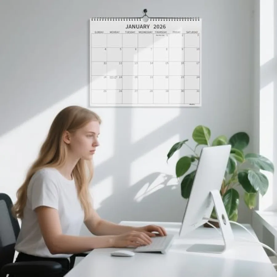 تقويم الحائط 20252026 تقويم 16 شهرًا من سبتمبر 2025 إلى ديسمبر 2026 14 بوصة × 11 بوصة تقويم معلق لخطة المدرسة والمكتب المنزلي #2