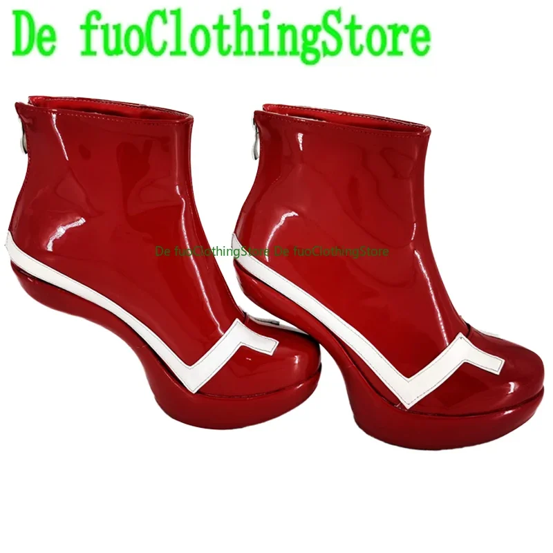 هالوين 002 حبيبي في فرانكس صفر اثنين رمز أحمر عالية الكعب تأثيري أحذية أحذية الكبار حفلة تأثيري حلي الملحقات