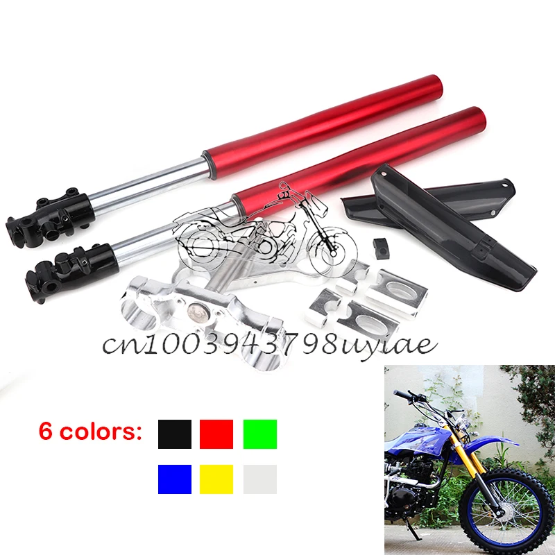 

710mm Front fork Inverted shock absorber suspension used set for Apollo Kawasaki Motocross Modified Parts Motorcycle