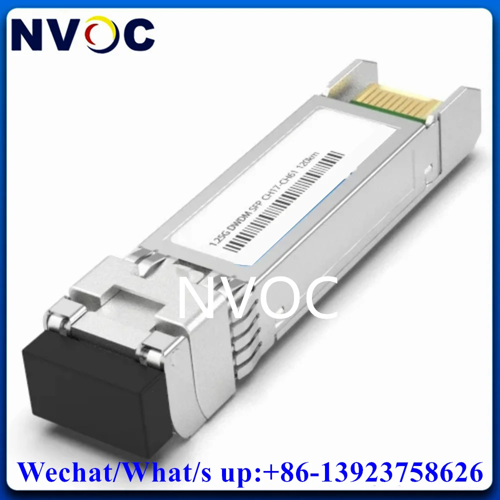 1,25G DWDM-SFP-120KM SFP 120 км нм-нм CH17-CH61 двойной LC гигабитный волоконно-оптический модуль приемопередатчика для коммутатора Cisco/Mikrotik