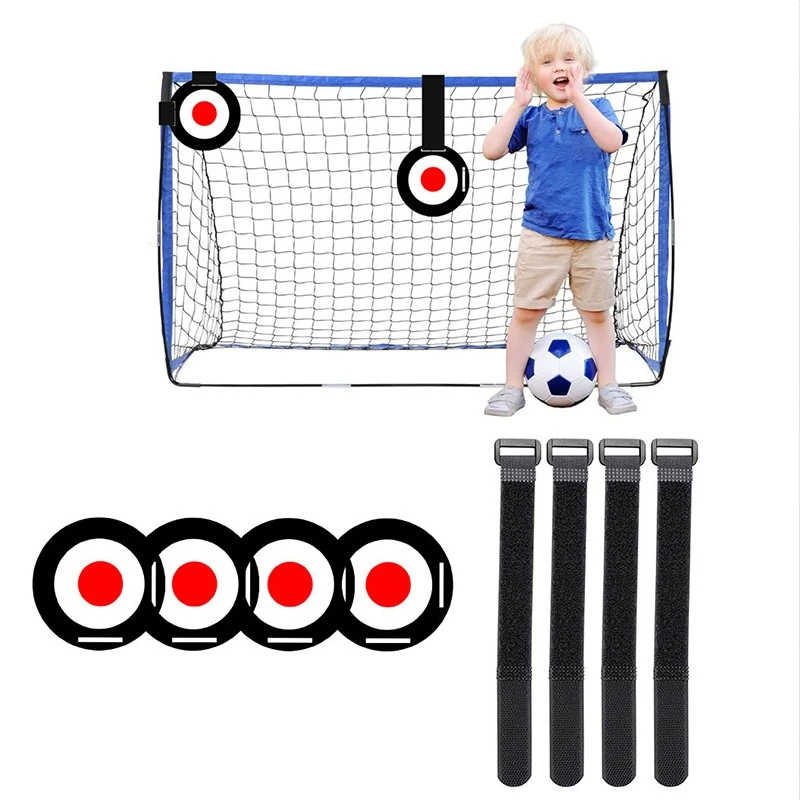 Football shot target, adjustable height outdoor football practice target