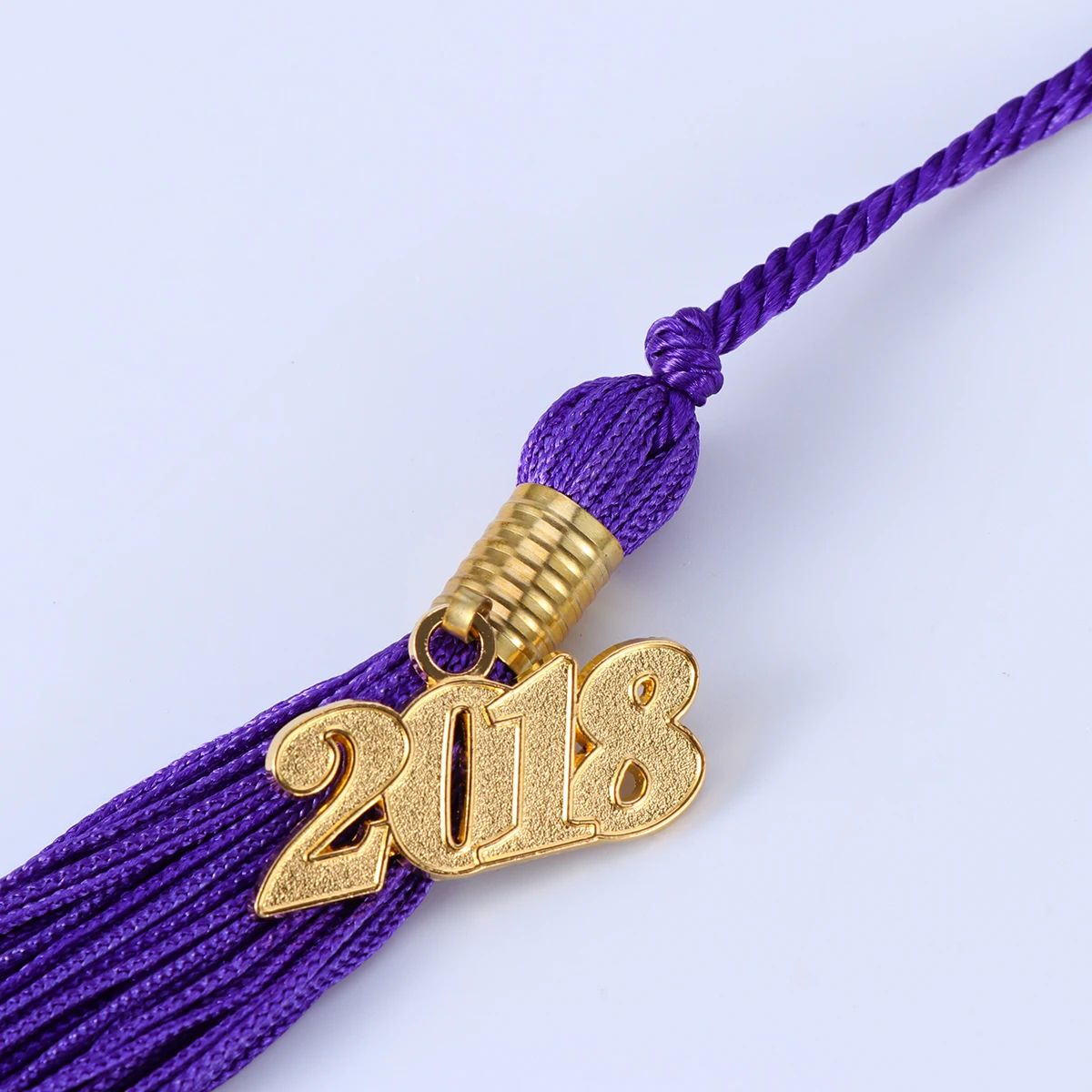 

Graduation Tassel Gold Decorative Hanging Fringe Silk Tassels 2021 Party Souvenir Keepsake Bookmark Bag Charm Elastic Band