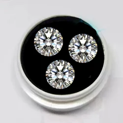 Natural White Sapphire 12.0mm 6.0Carat Round 8H8A Cut VVS Loose Gemstone For Jewelry Making Precious Stones
