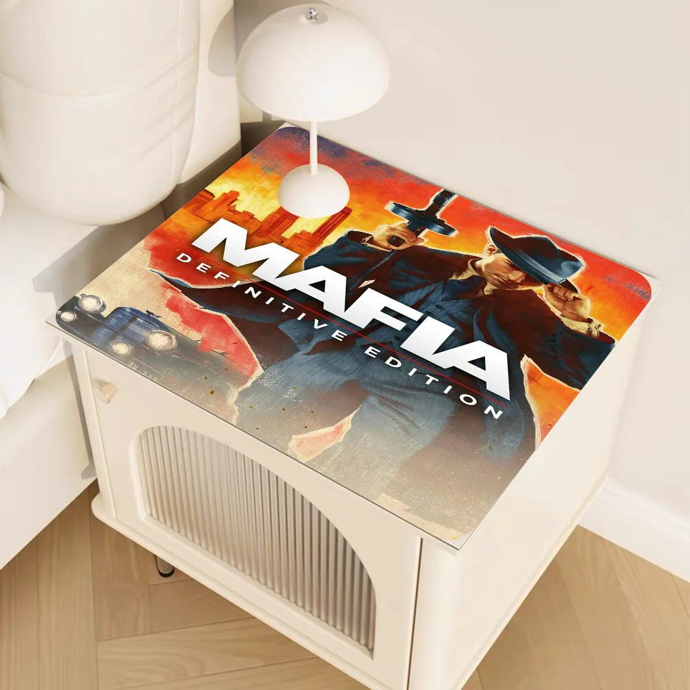 Movie Mafia Boss Legendary Figure Non-slip Fast Water Absorption Anti-scalding Imitation Tile Printing Coffee Machine Pad