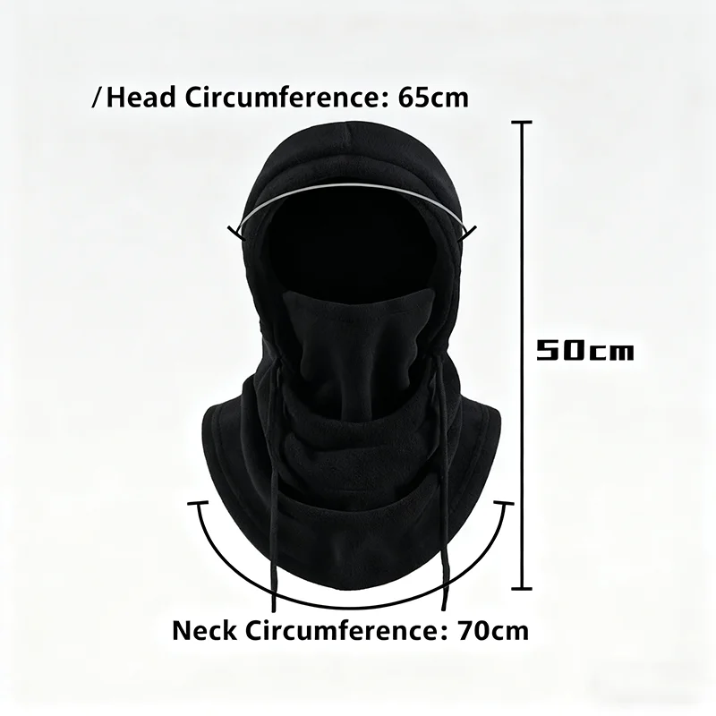 Invierno ciclismo cálido tejido con capucha hombres y mujeres 4 en 1 de moda de lana gruesa cálido esquí integrado deportes al aire libre máscara sombrero