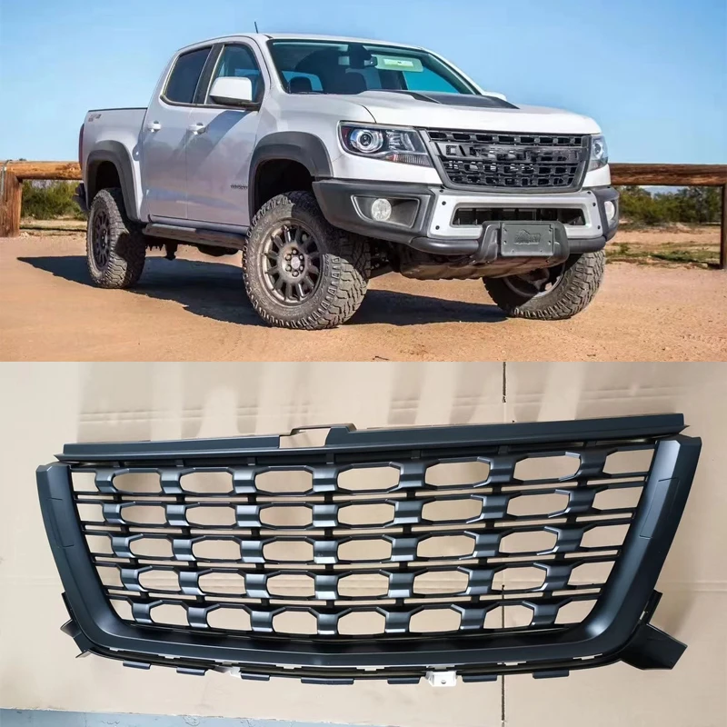 Pickup Car Racing Grille Front Bumper Mask Cover Radiator Grill Grills For Chevrolet Colorado 2016 2017 2018 2019 2020