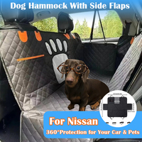Car Seat Covers With Mesh Window Scratch Prevent Antinslip Dog Car Hammock For Nissan Qashqai J10 J11 J12 Xtrail T30 T32 Patrol