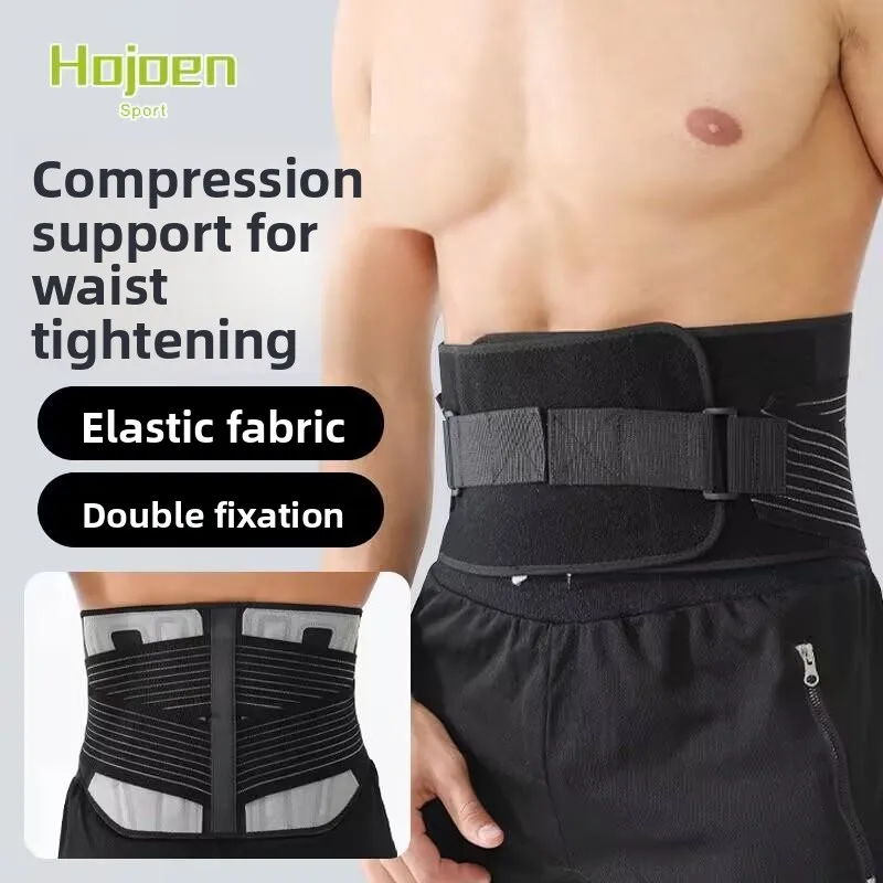 

Heat Pressed Synthetic Supportive Fitness Belt Elastic Breathable Waist Supportive Steel Plate Abdomen Inerator Sports Belt