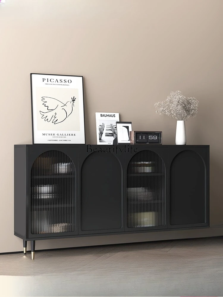 

Modern Minimalist Decorative Storage Cabinet Living Room Tea Water Entrance Cabinet Zhaiji Feng
