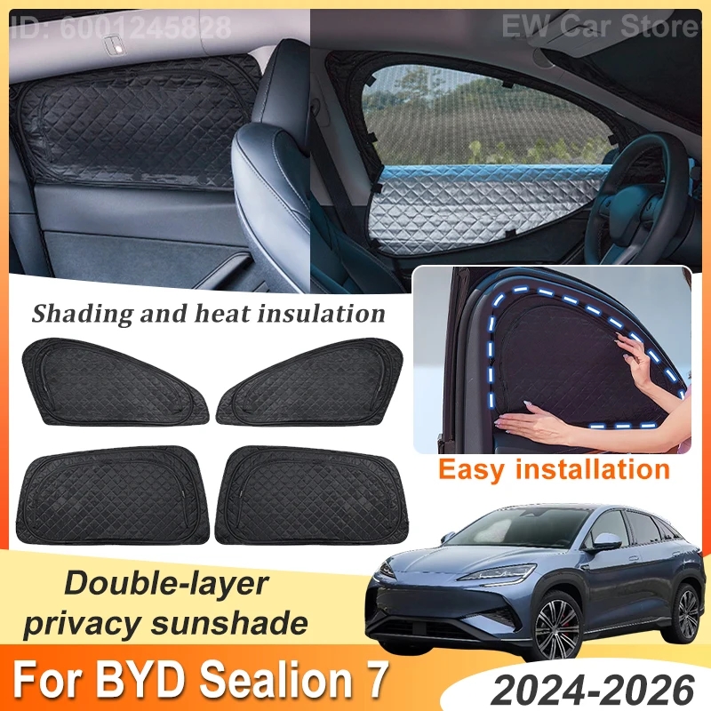 BYD Sealion 7 (2024-2026) Double-Layer Mesh Sunshade