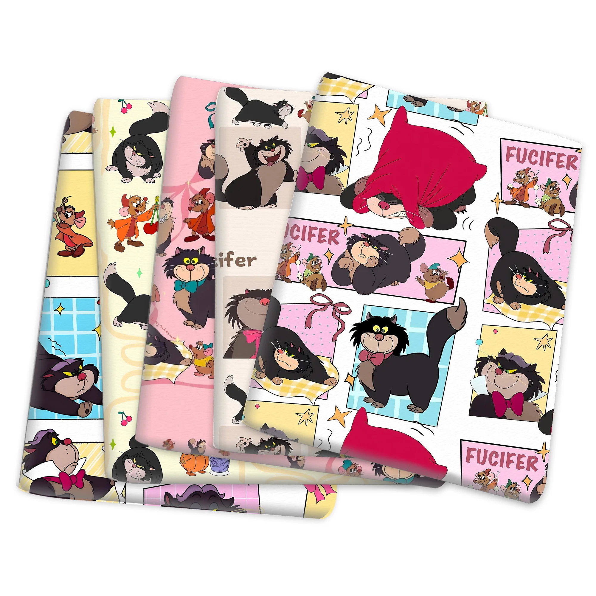 

50*145cm Disney Alice Printed Polyester Cotton Fabric for Tissue Sewing Quilting Fabrics Needlework Material DIY Handmade