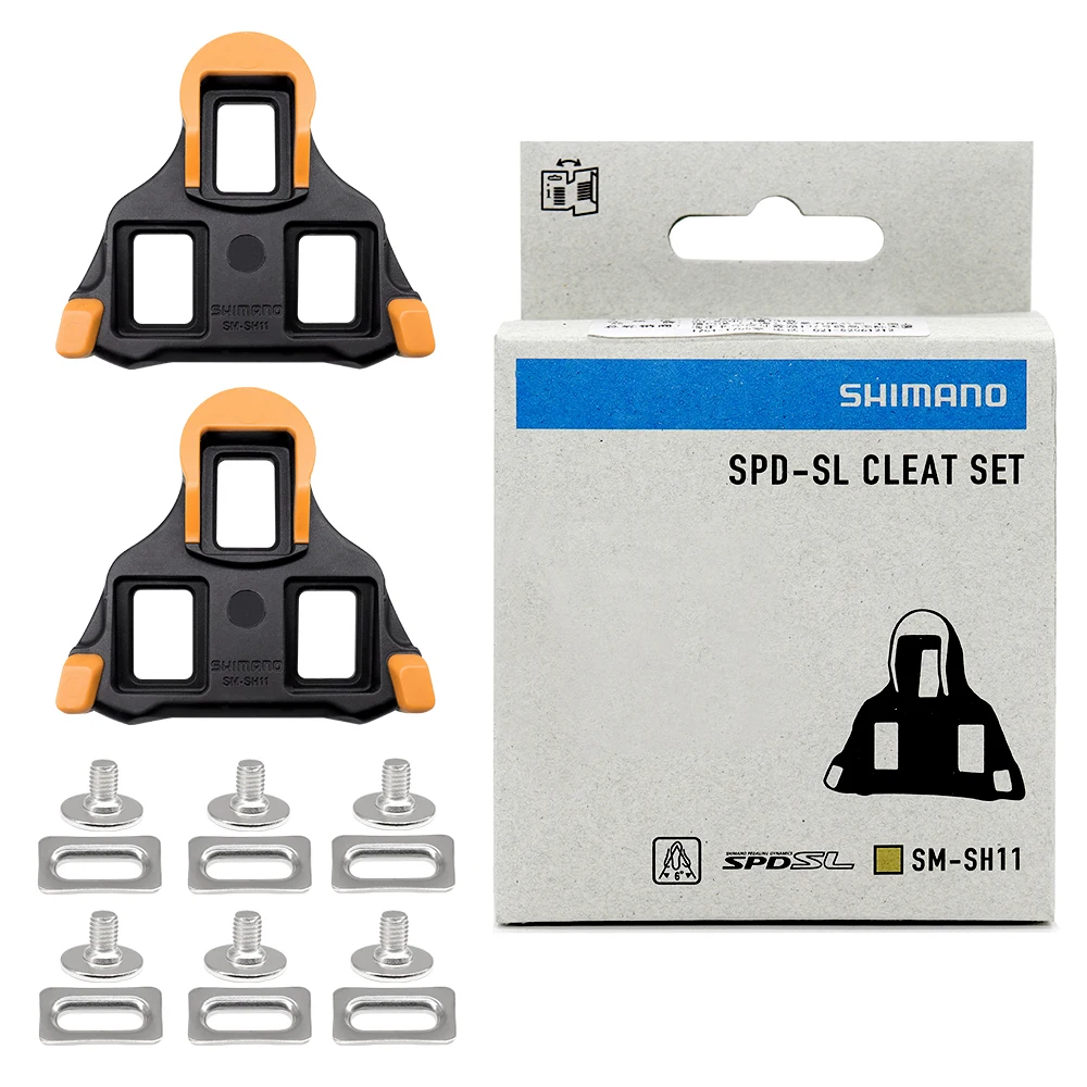 SHIMANO Bike Cleats SPD-SL SM-SH10 SH11 SH12 Pedal Cleats for Road Bike Outdoor Cycling Pedals Shoes Cleat