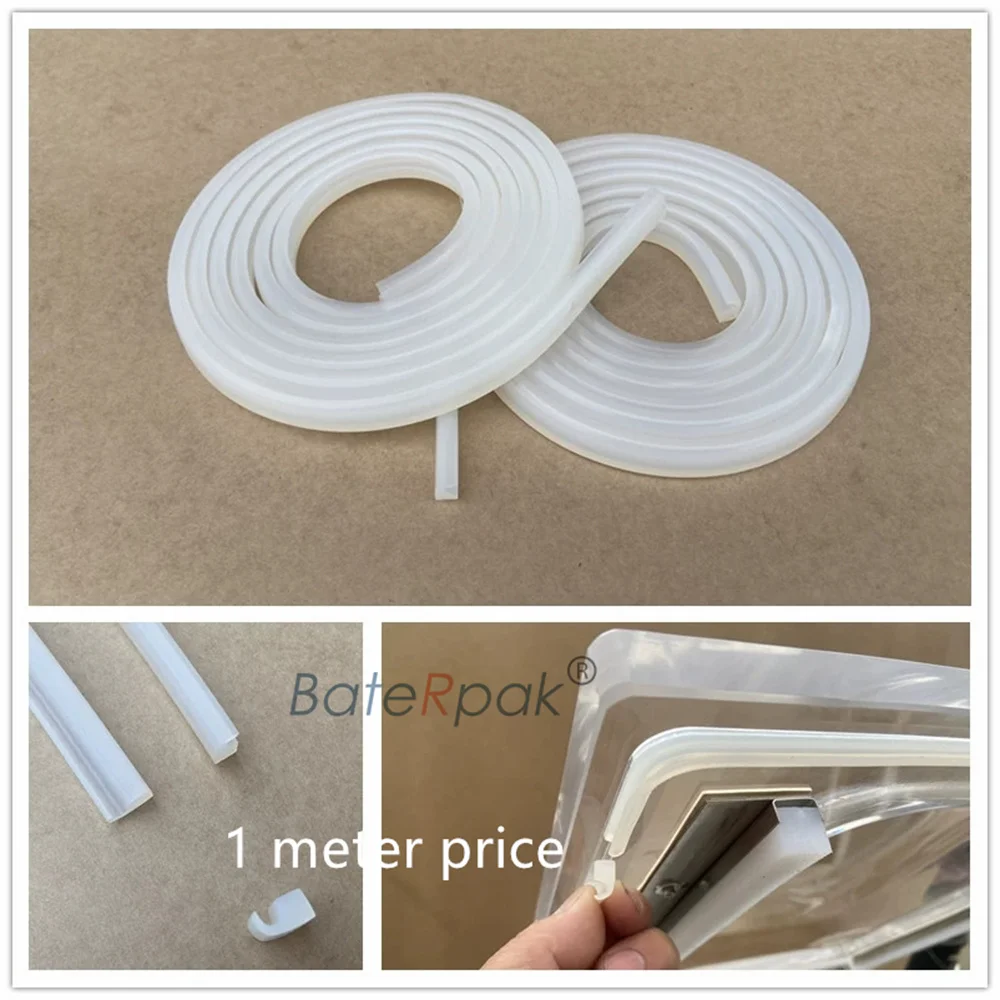 BateRpak DZQ 400/500/600 striscia di Gel di silice sigillante sottovuoto, pezzo di ricambio per macchina sottovuoto striscia di tenuta in spugna di Silicone, 1 metro di prezzo
