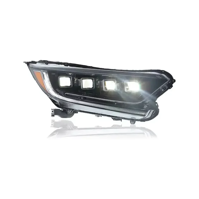 CRV 2017-2021 4 Lens Design Headlight Headlamp Front Led Headlights Modified and Upgraded High Beam Headlamps for