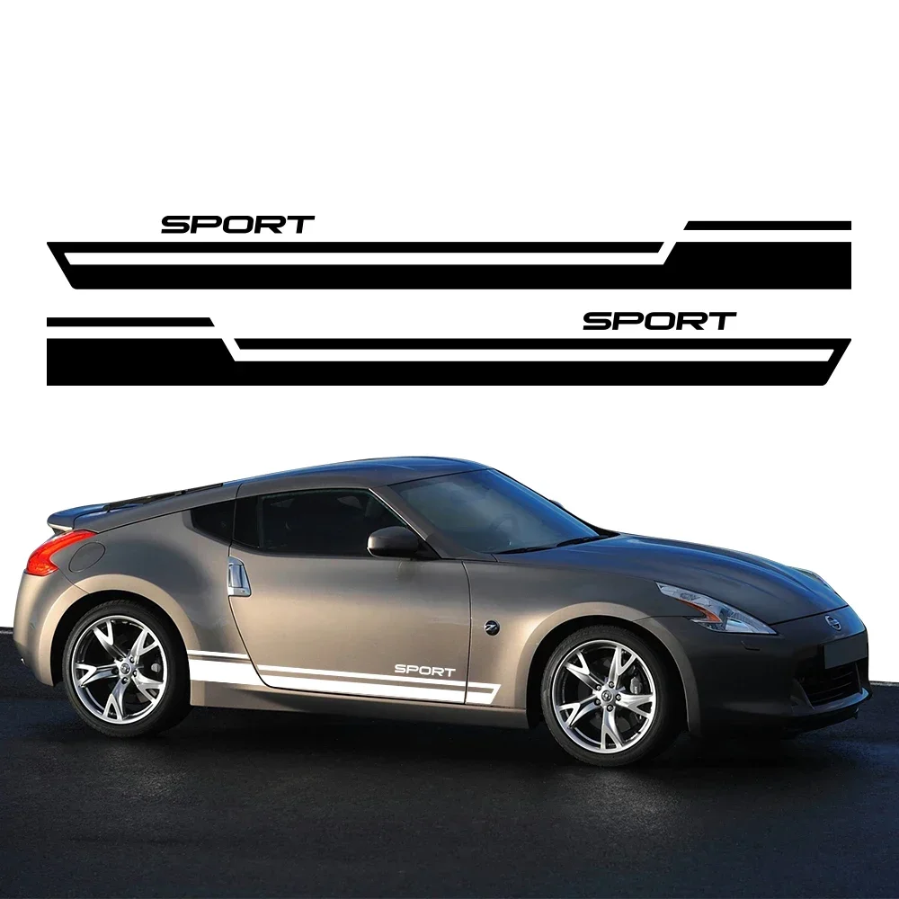 

Car Stripe Style Side Stripes Body Stickers Decal Vinyl Film For Nissan Z-Cars 350Z 370Z Fairlady Z33 Z34 Styling Accessories