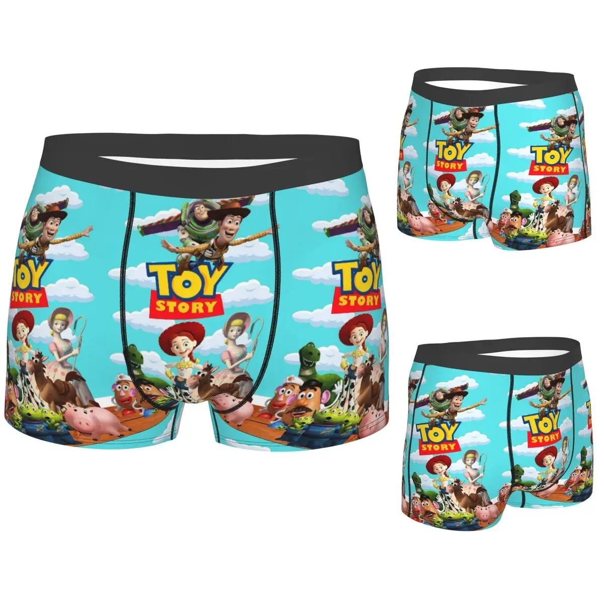 

Boxer Underpants Shorts Cartoon Toy Story Panties Male Ventilate Underwear for Homme Man Boyfriend Gifts