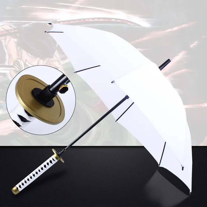 Roronoa Zoro Katana Umbrella Creative One Piece Umbrellas Real