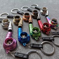 Turbo Keychain Zinc Alloy Turbo Keychain Sleeve Bearing Spinning Keychain for Auto Accessories