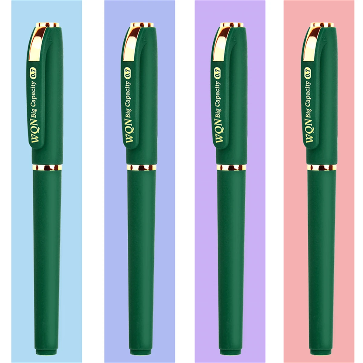 Imagem -06 - Canetas Rollerball de Luxo Clássicas Metal Verde Caneta Roller Ball para Homens Mulheres Escola Escritório Executivo Negócio Novo