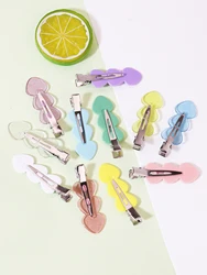 6pcs seamless hair clips without bends makeup styling hair clips women's and girls' hairstyle tools Special for real hair wigs