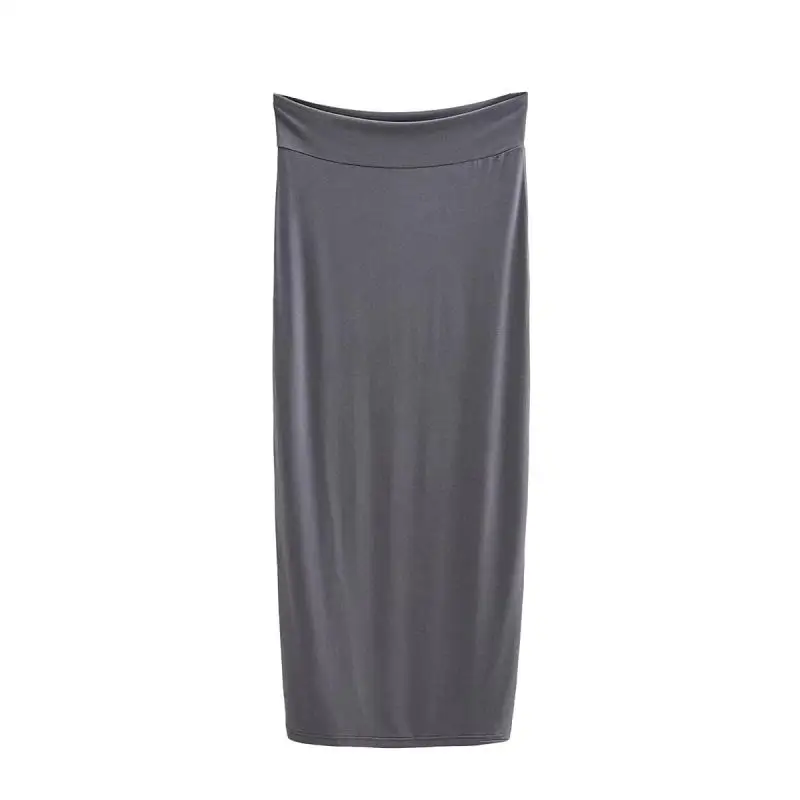 Dark gray 2042 long skirt