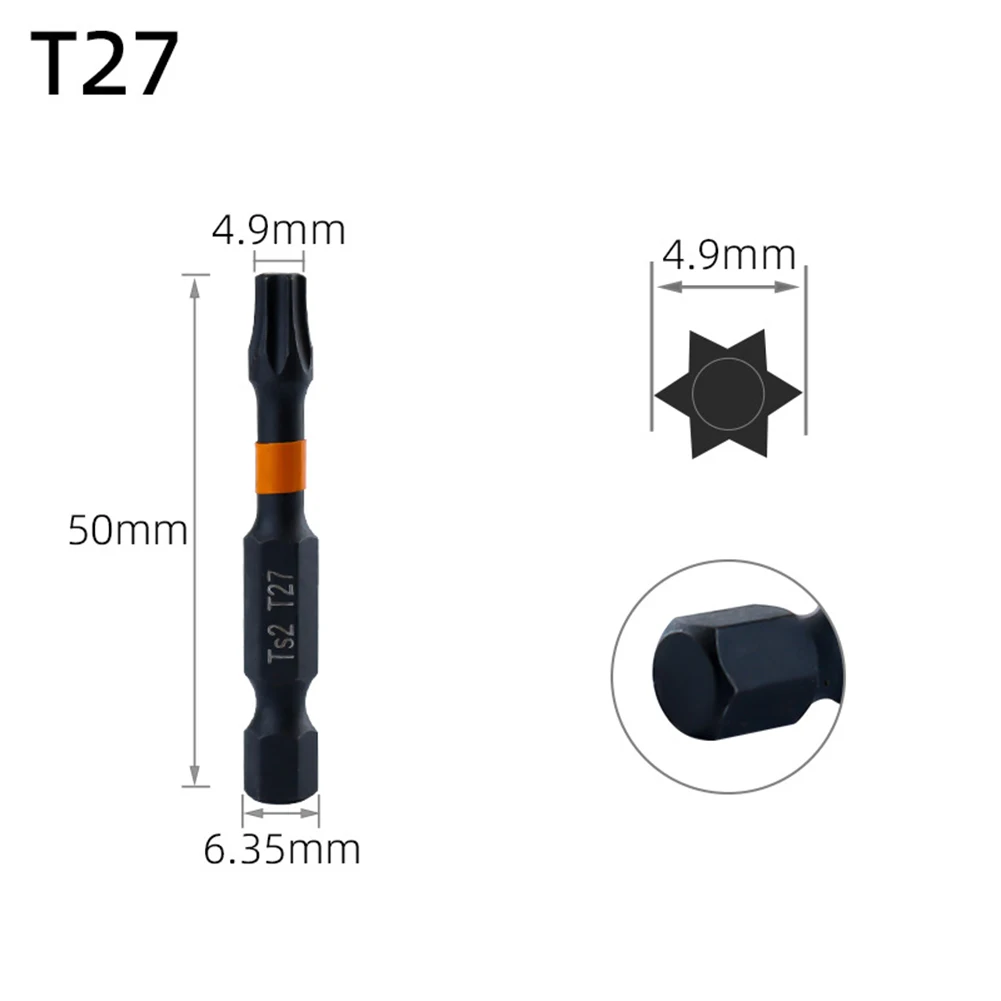 1 4 Inch Bits Hex Head Drill Bit DIY Projects 50mm Length Bit Alloy Steel Construction Electric Screwdriver Compatible