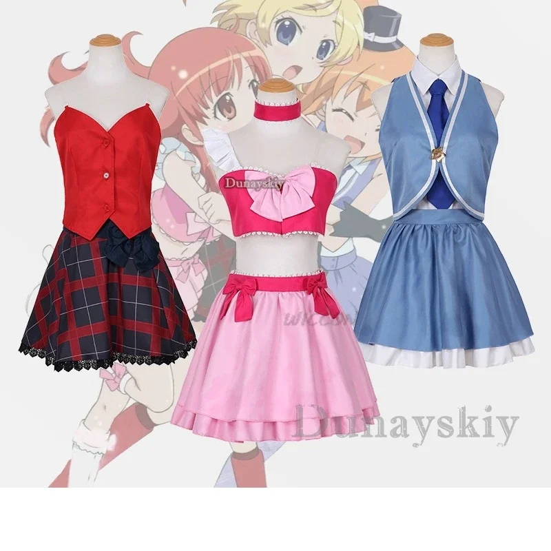 CosplayCostume juego Rainbow Live Harune Aira Amamiya Rizumu Takamine Mion cosplay vestido de Lolita uniforme Sexy ritmo mujeres fiesta S