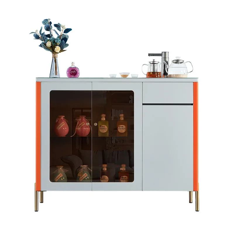 

Solid wood smart tea bar machine integrated cabinet, fully automatic for home use, high-end multi-function in the living room,