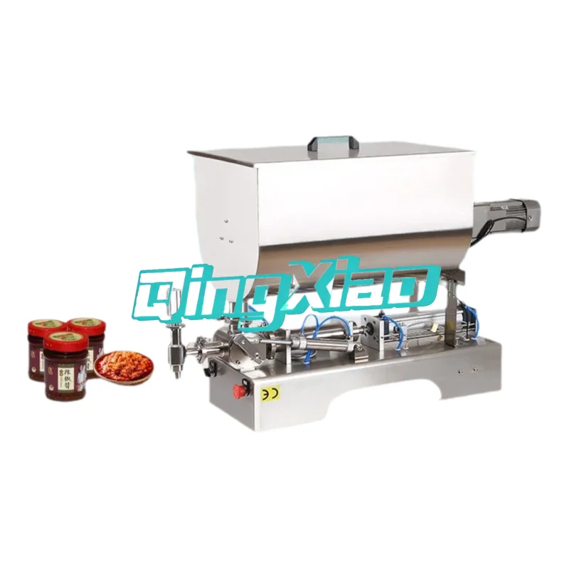 

Horizontal Mixing Quantitative Filling Machine Automatic Paste Filling Machine for Chili Sauce Peanut Butter Tomato Sauce