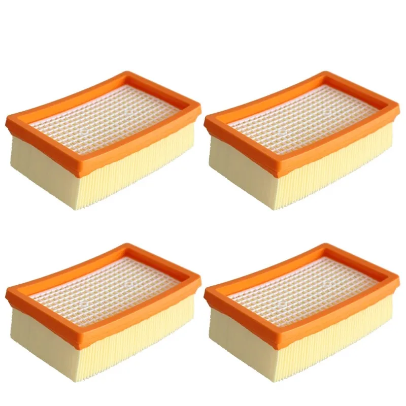 Replacement FLAT PLEATED FILTER for Karcher WD 4 Car Premium / WD 5 P Premium / WD 6 P Premium Renovation Vacuum Cleaner Parts