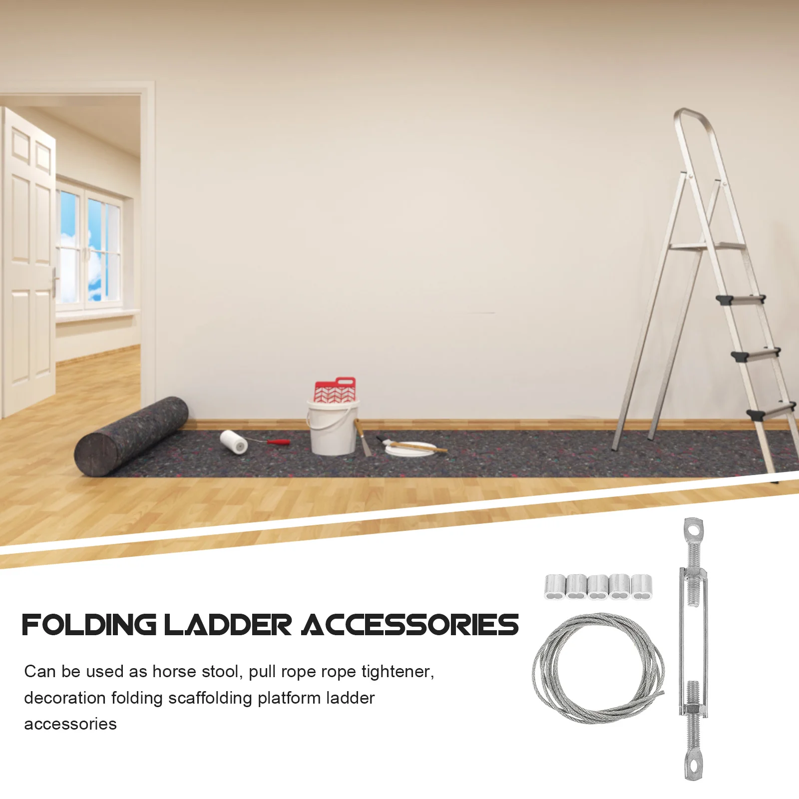 1 مجموعة من السحابات الألومنيوم خفيفة الوزن دائم سلك السقالات تثبيت المشابك لتوصيل آمن استبدال سقالة جزء