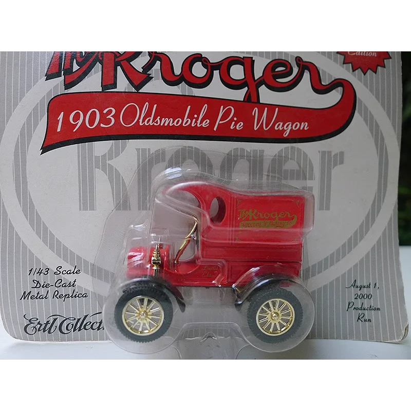 

Diecast ERTL 1:43 Scale 1903 Oldsmobile Pie Wagon Classical Pickup Alloy Car Model Collectible Toy Gift Souvenir Display